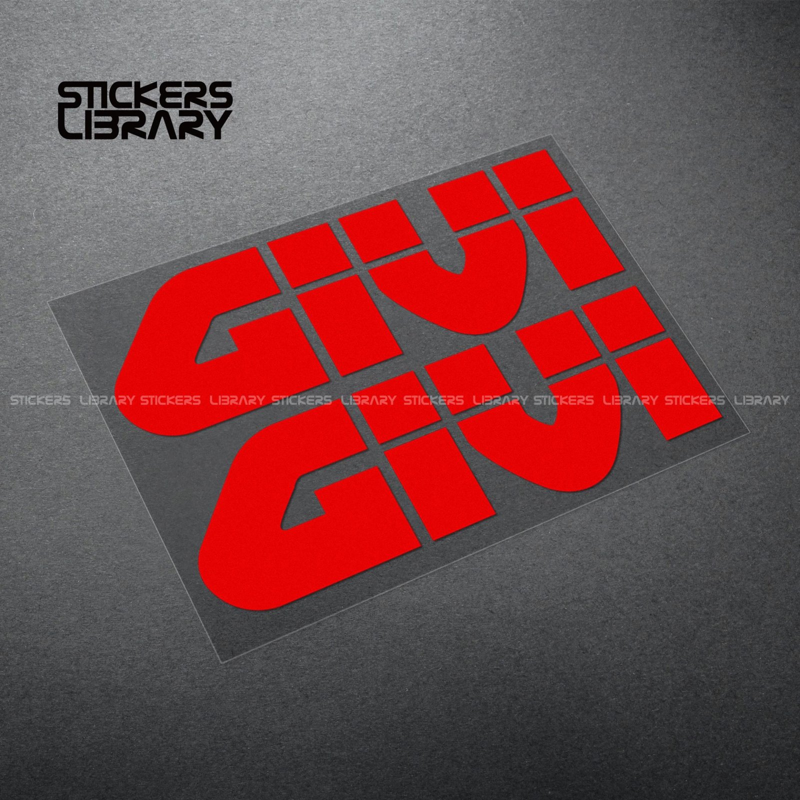 Motorcycle car high quality stickers givi equipment sponsor decals Vinyl Material for tail box trunk