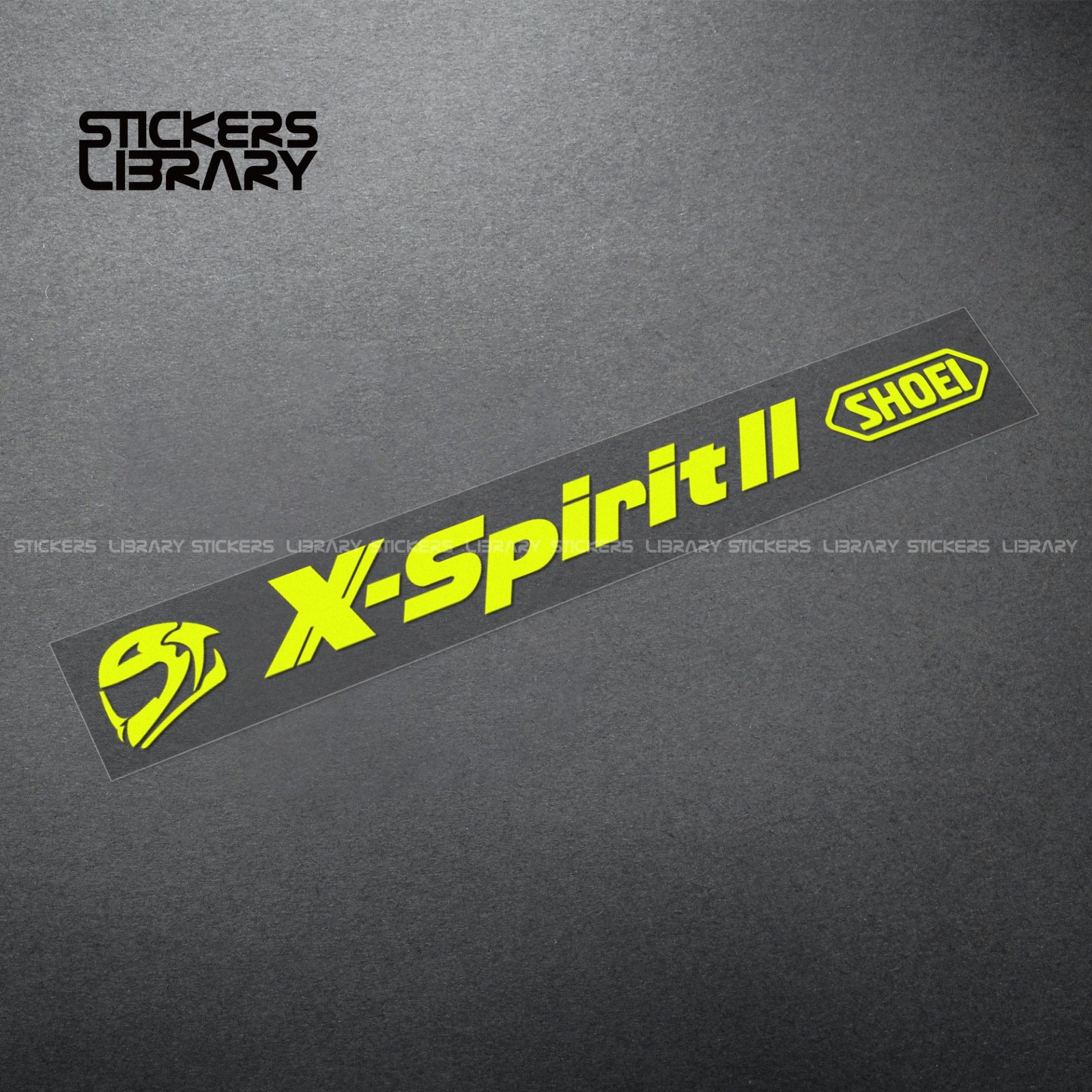 Motorcycle car high quality stickers x-spirit decals Vinyl Material for shoei helmet lens