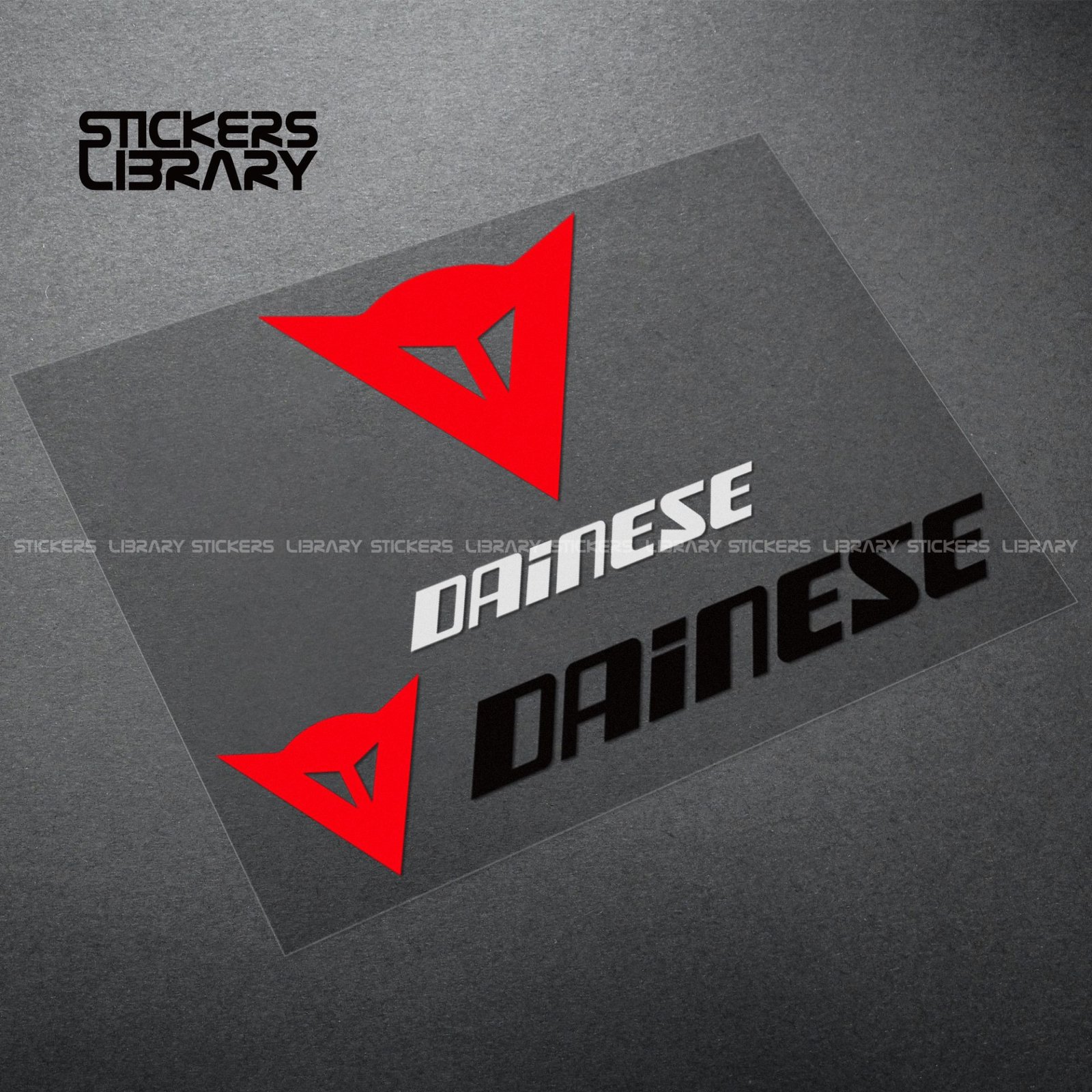Motorcycle car high quality stickers dainese sponsor decals Vinyl Material for equipment