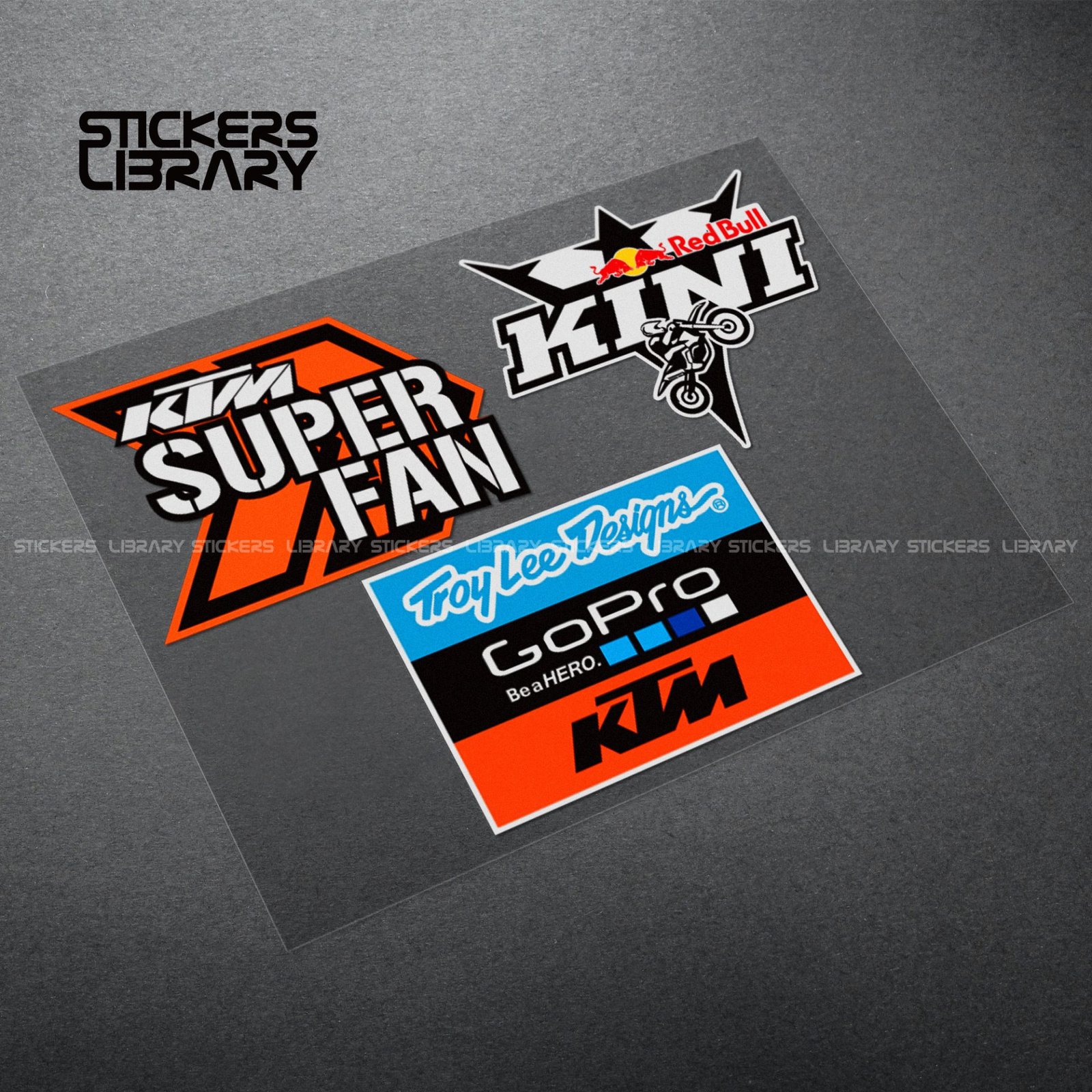 Motorcycle car high quality stickers KTM sponsor decals Vinyl Material for RC390 Duke 200 250 390 690 790
