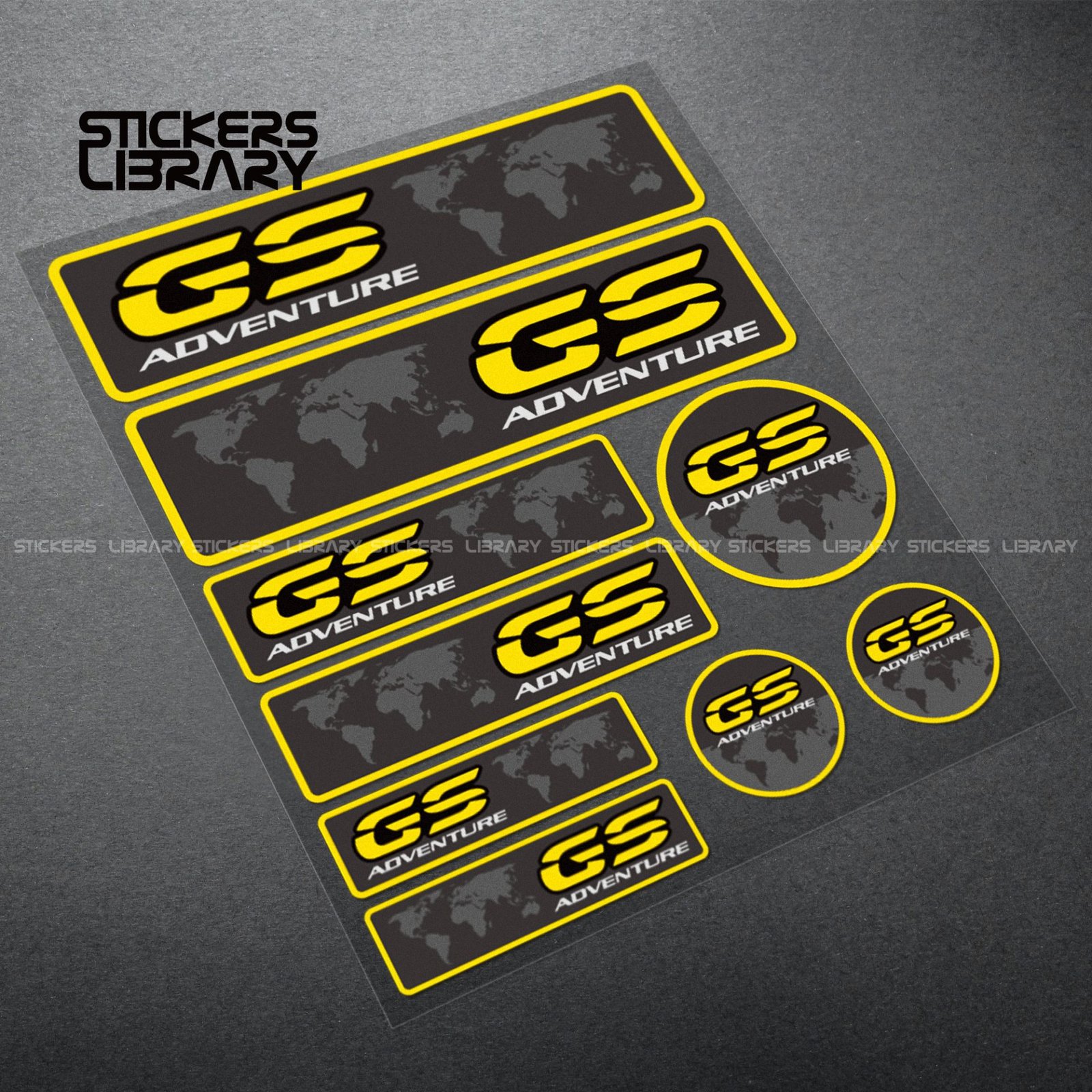 Motorcycle car high quality stickers GS adventure 1200 1250 decals Vinyl Material for BMW