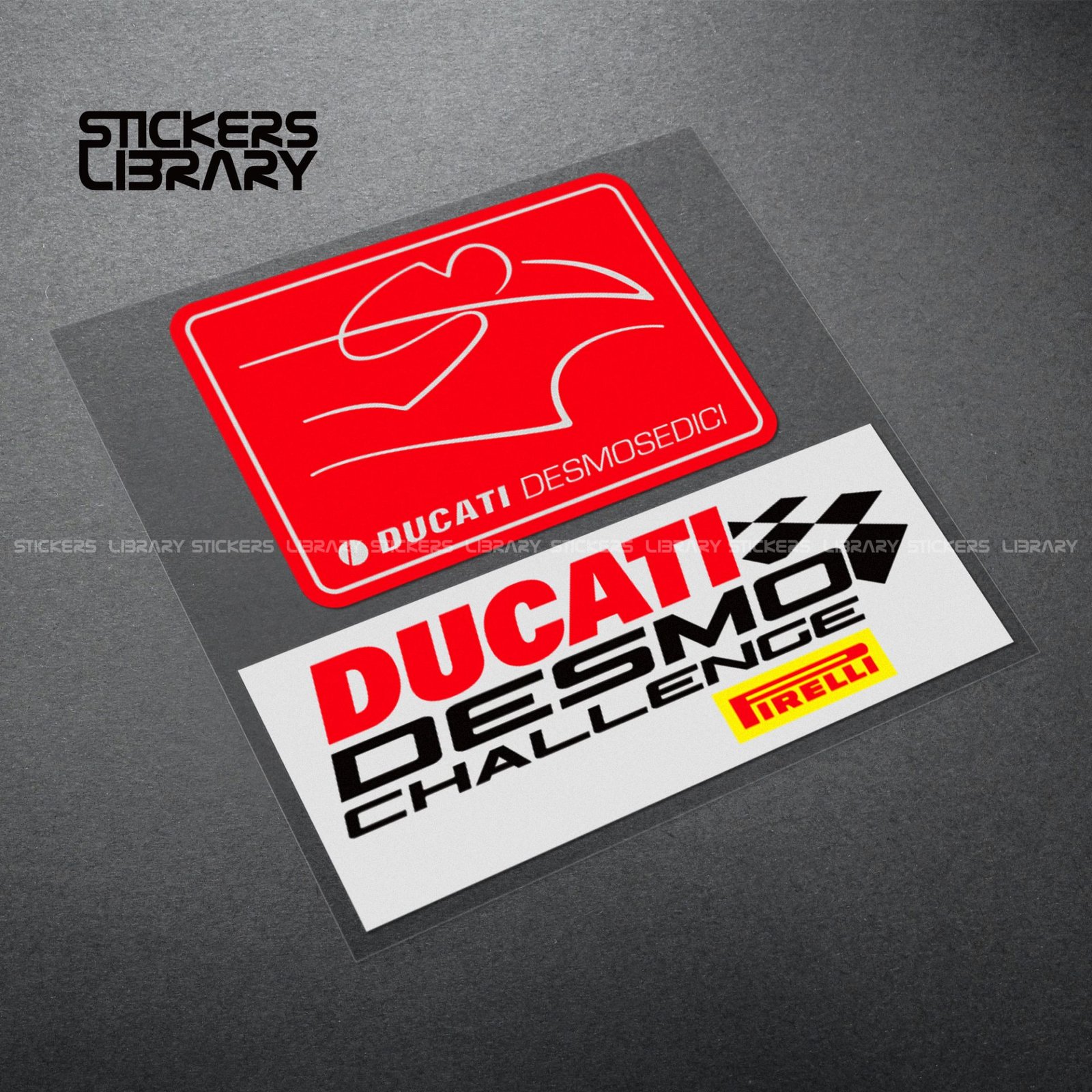 Motorcycle car high quality stickers ducati desmosedici decals Vinyl Material
