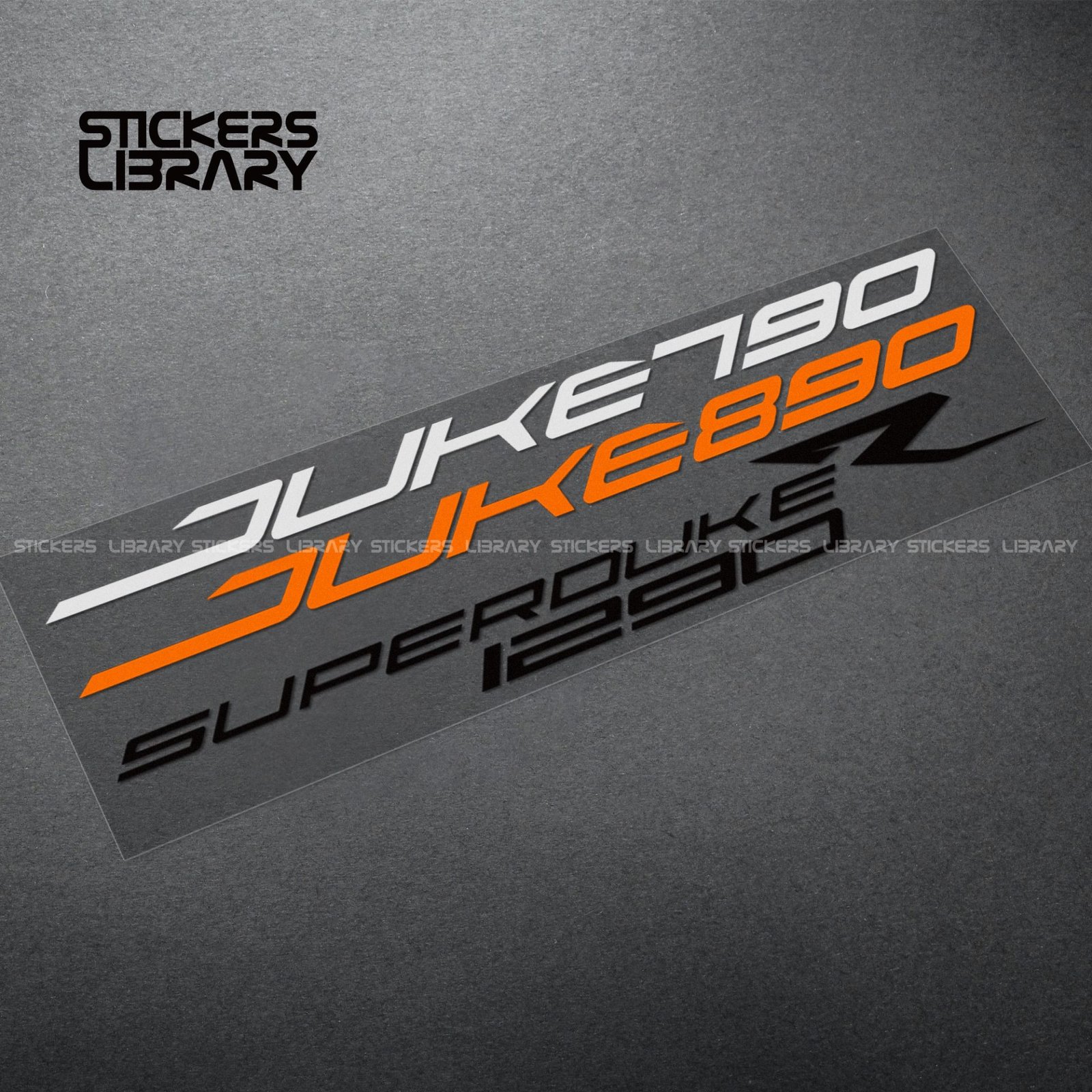 Motorcycle car stickers KTM super duke decals PVC Material for 790 890 1290