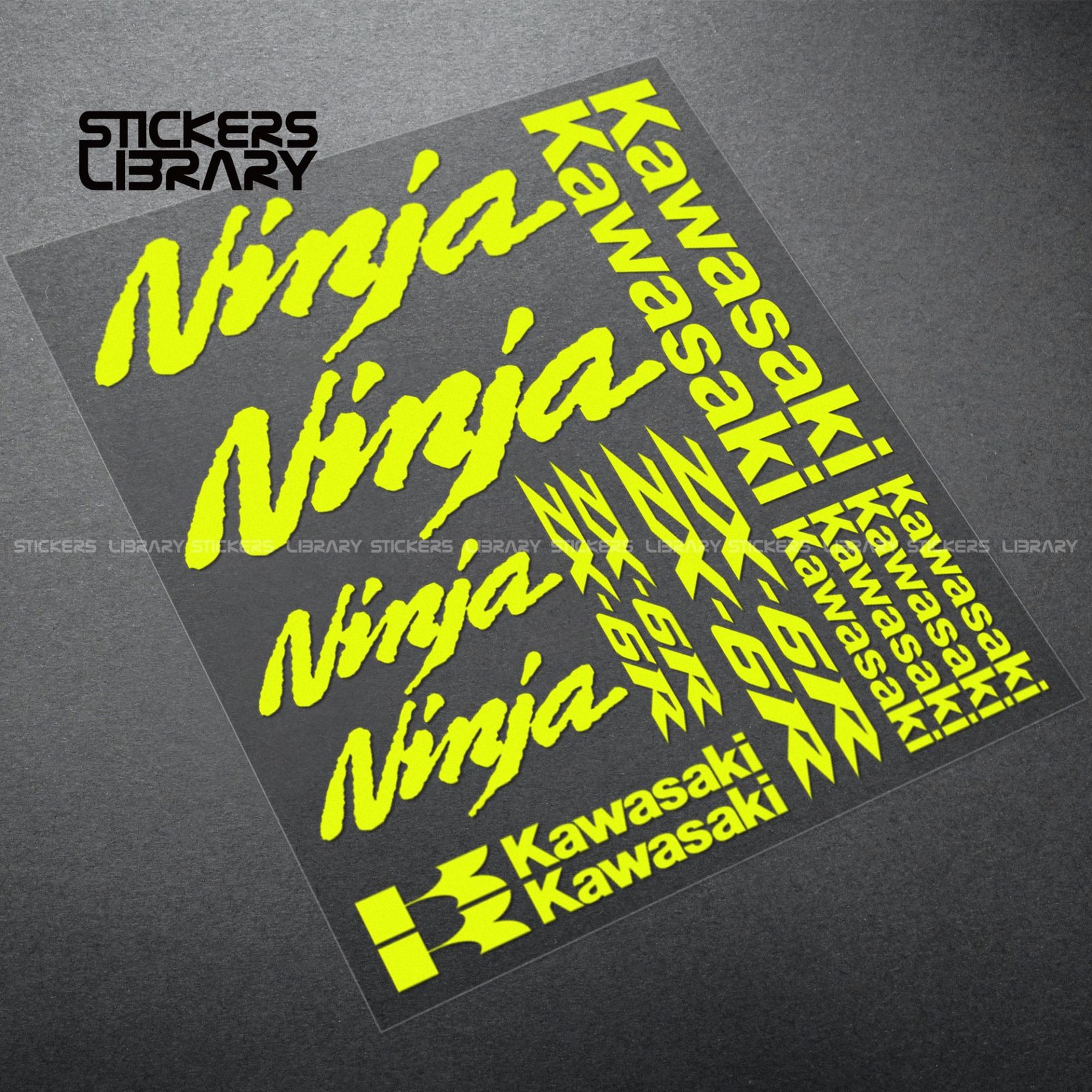 Motorcycle car high quality stickers kawasaki decals Vinyl Material for ninja ZX 6R