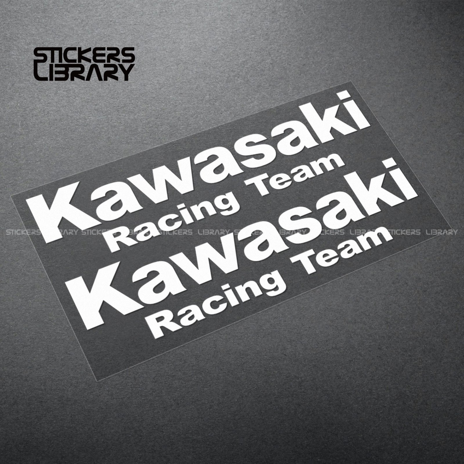 Motorcycle car high quality stickers kawasaki racing team decals Vinyl Material