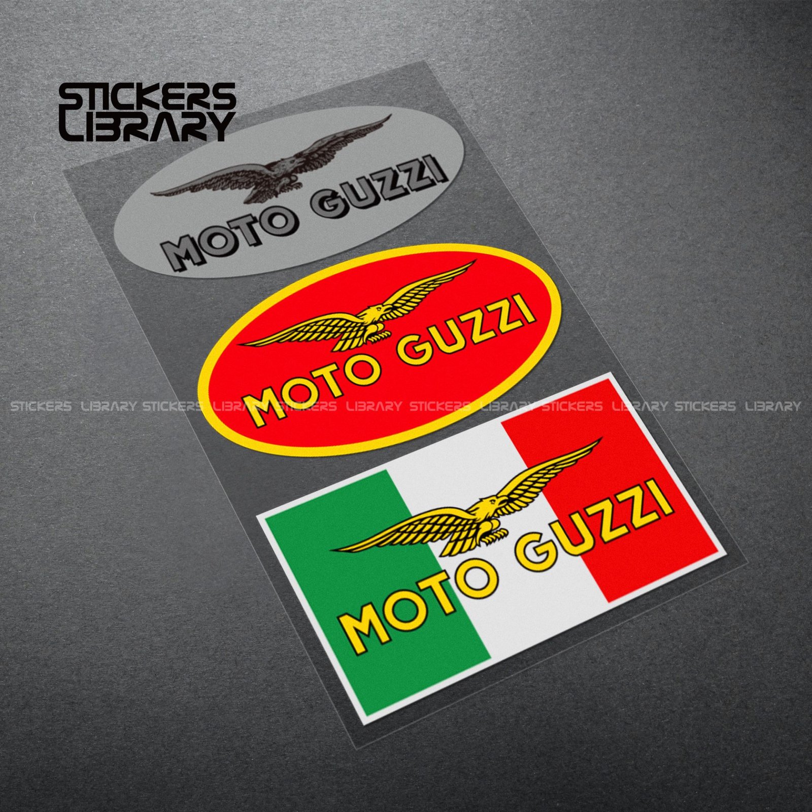 Motorcycle car high quality stickers moto guzzi decals Vinyl Material