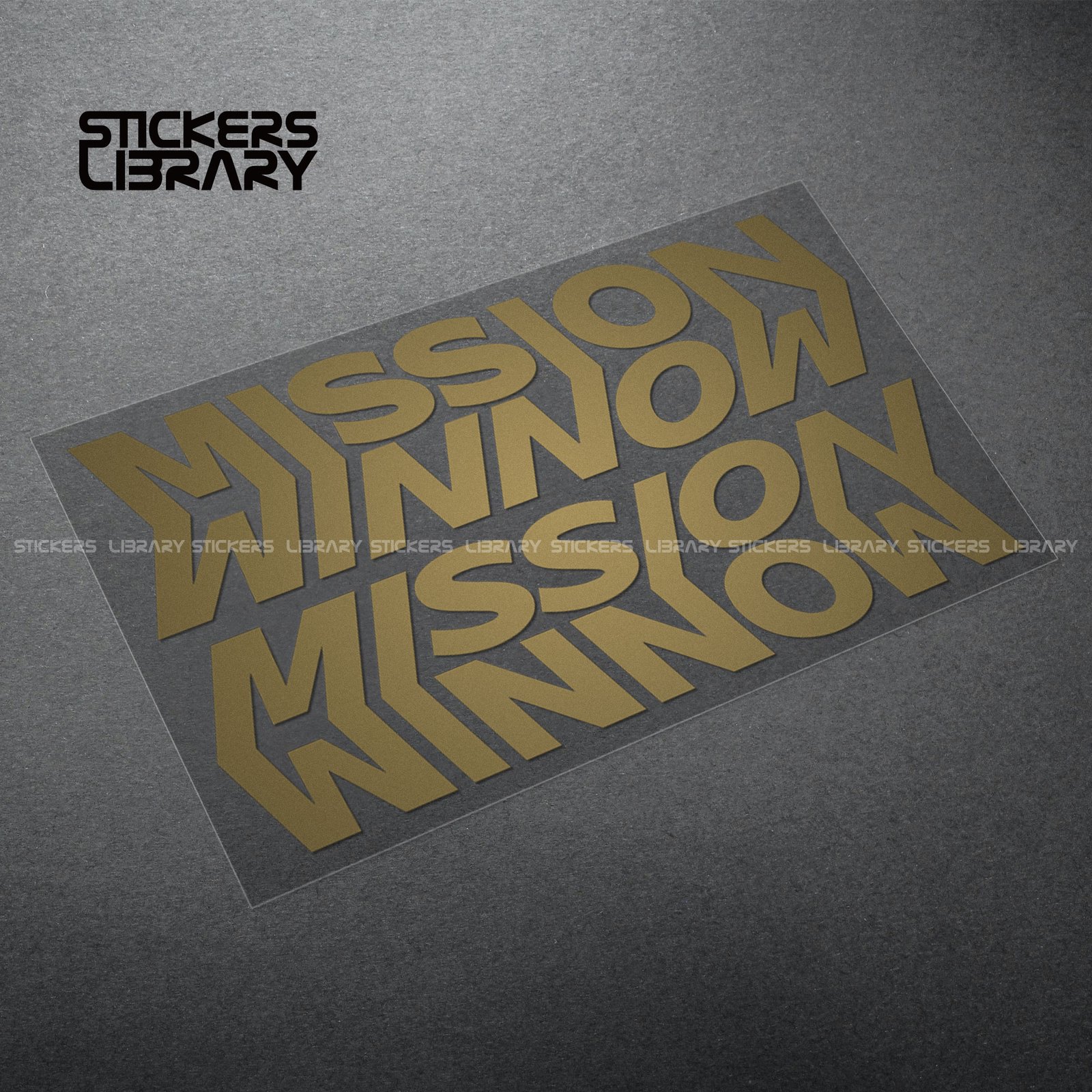 Motorcycle car high quality stickers Mission winnow sponsor Laptop decals Vinyl Material for F1
