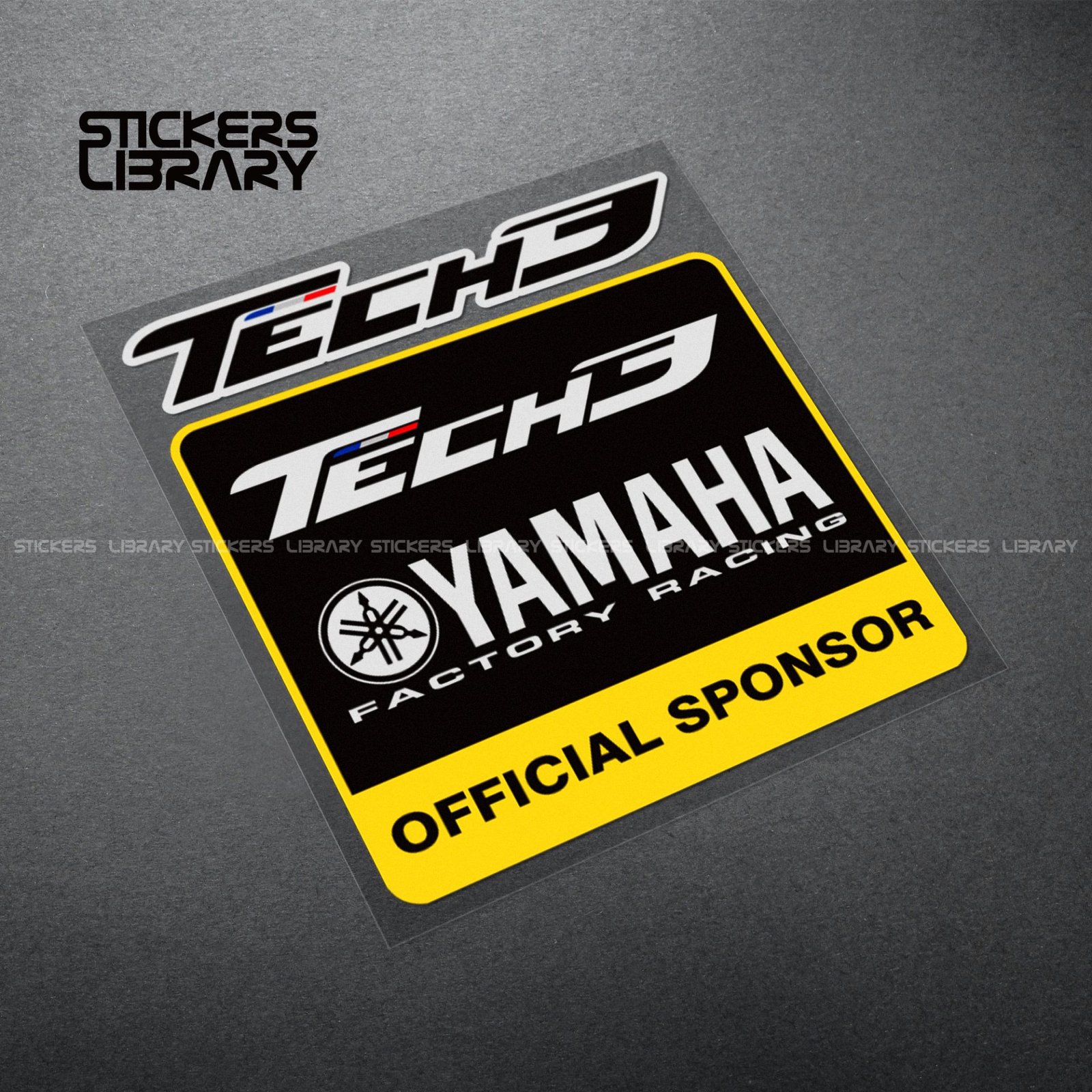 Motorcycle car stickers tech3 sponsor decals PVC Material for yamaha team
