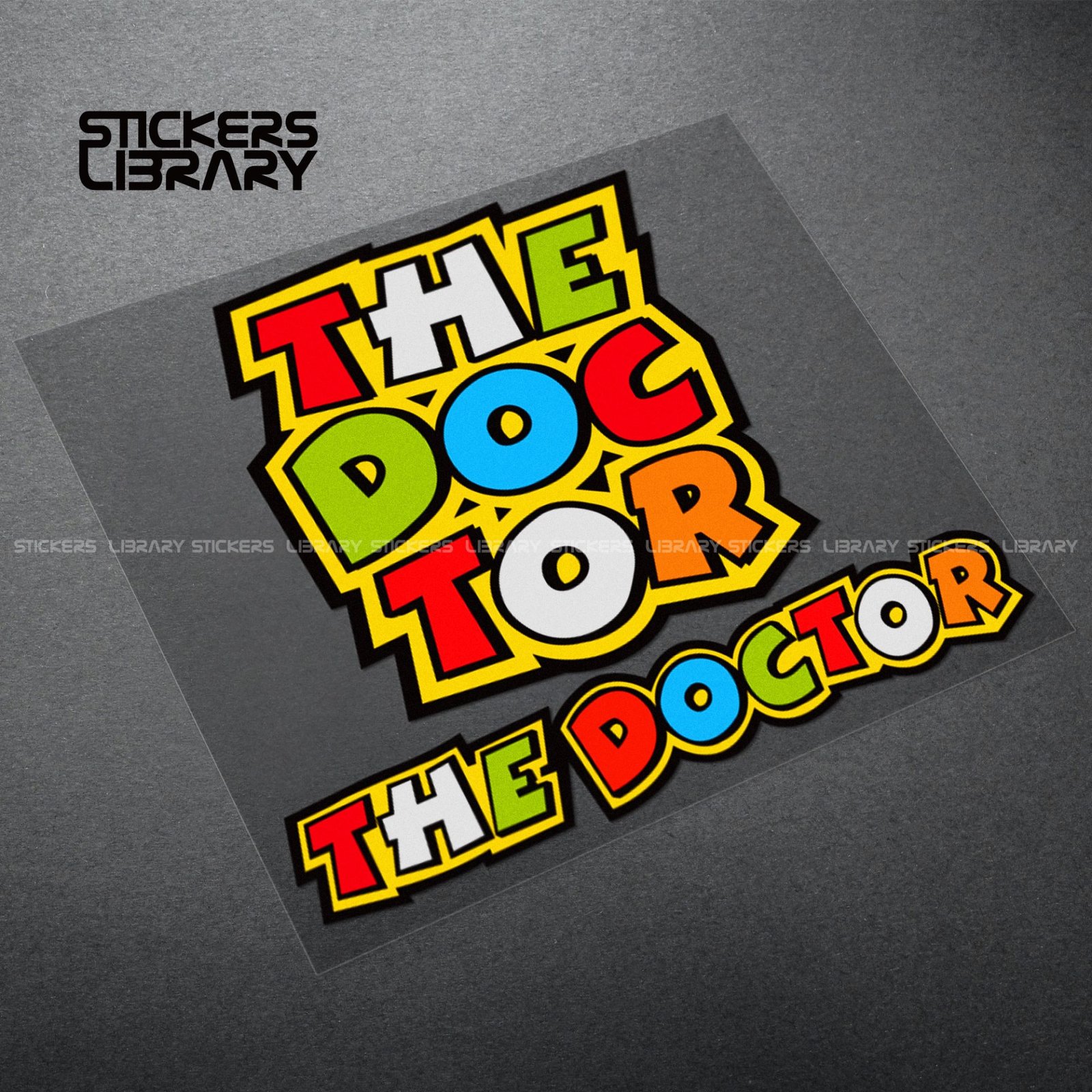 Motorcycle car high quality stickers VR 46 rossi the doctor decals Vinyl Material for motogp yamaha racing