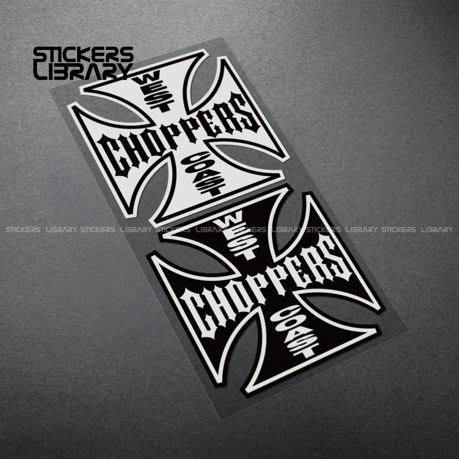 Motorcycle car high quality stickers west coast choppers decals Vinyl Material for vintage harley davidson india triumph