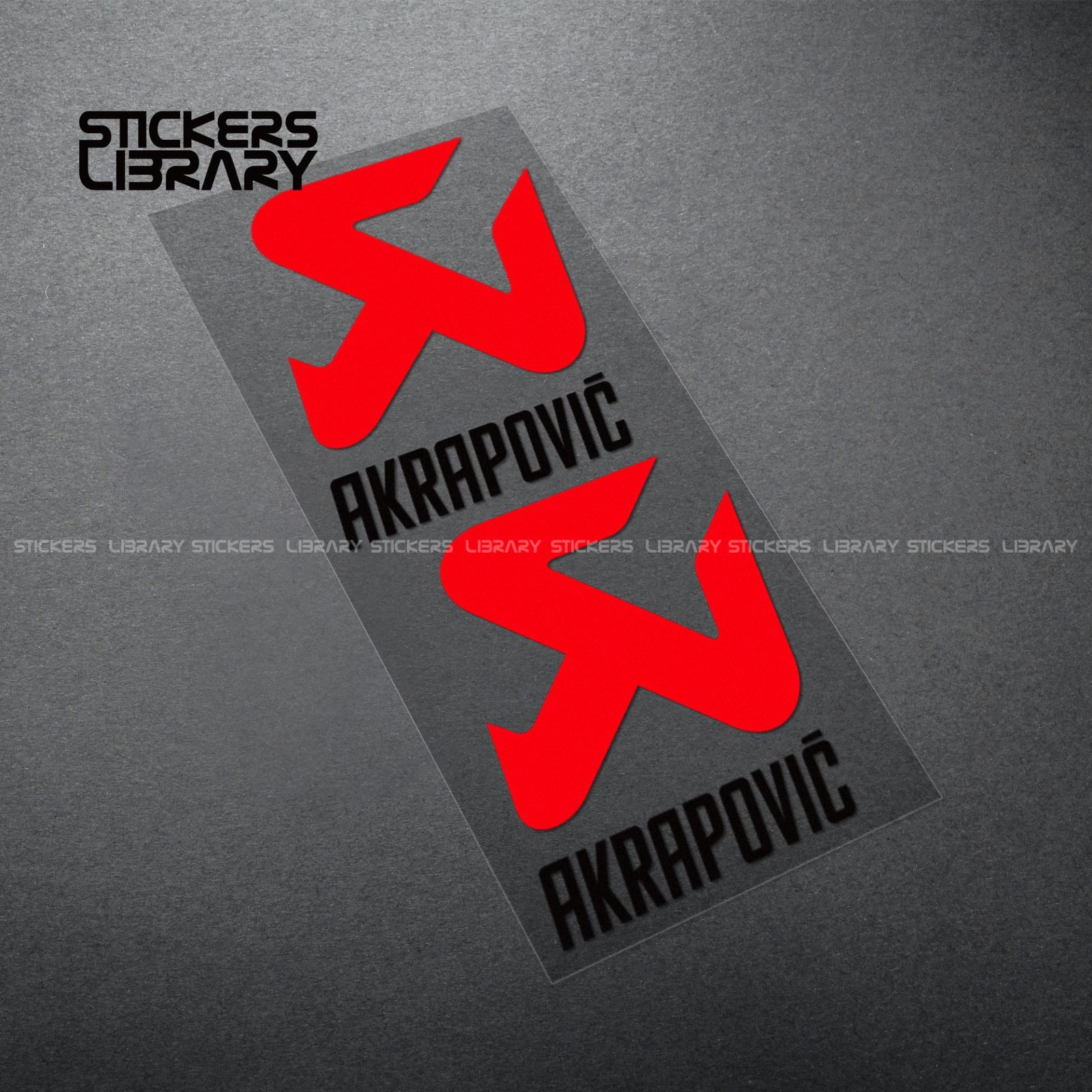Motorcycle Car high quality stickers akrapovic sponsor decals Vinyl Material for exhaust