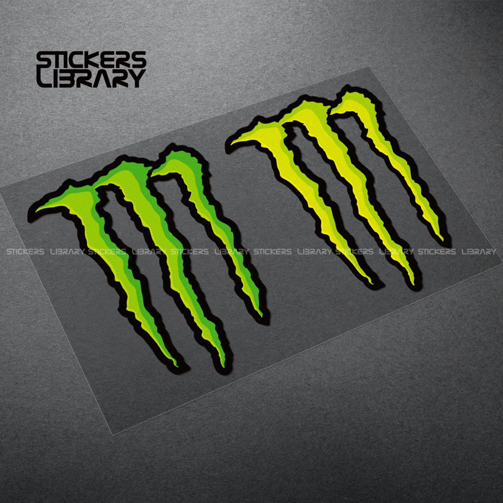Motorcycle car high quality stickers monster energy claw sponsor Laptop decals Vinyl Material