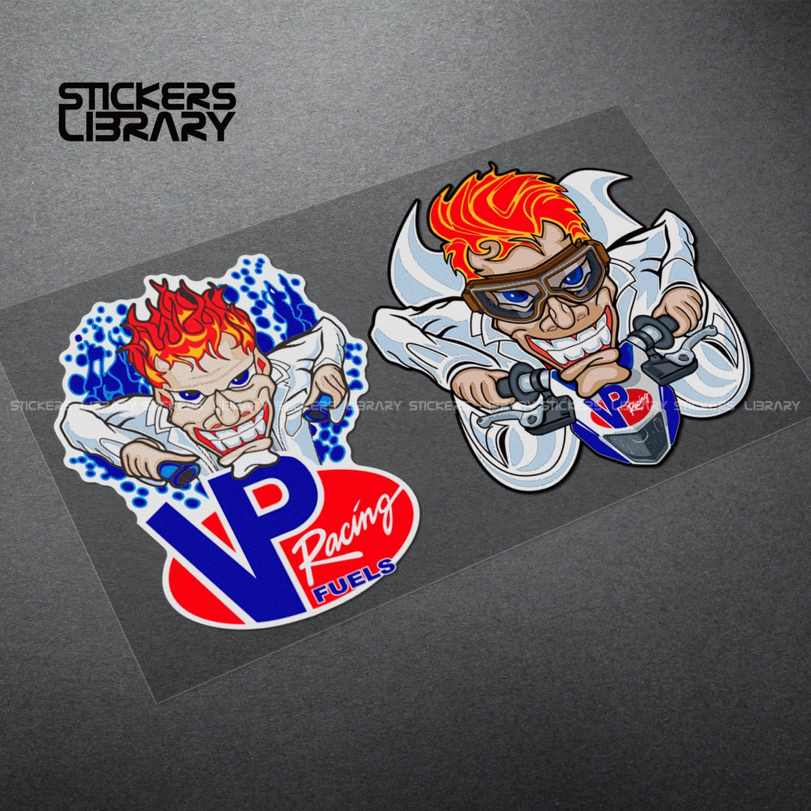 Motorcycle car high quality stickers VP racing sponsor Vinyl Material for engine oil
