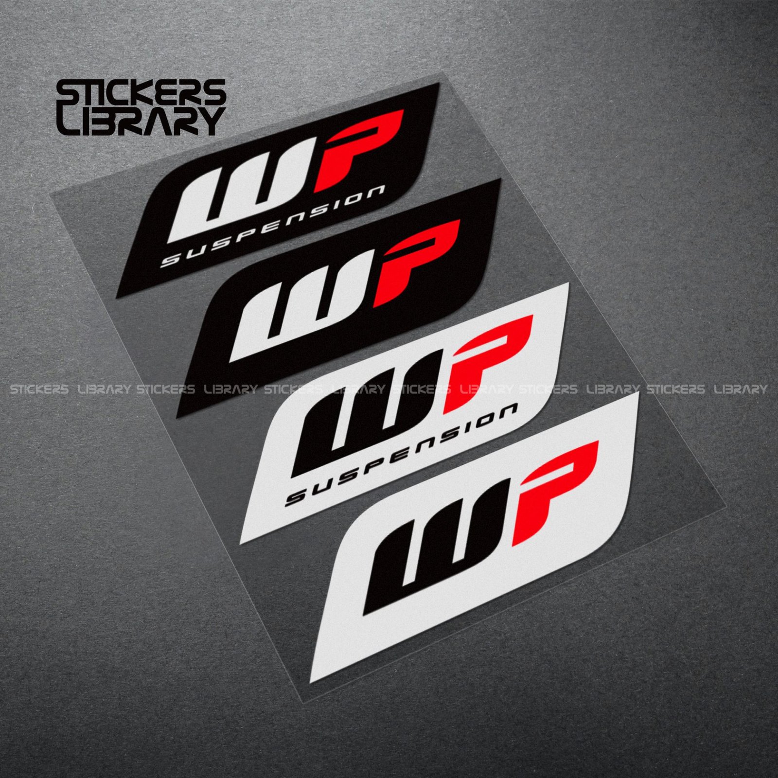 Motorcycle car high quality stickers wp decals Vinyl Material for shock absorber