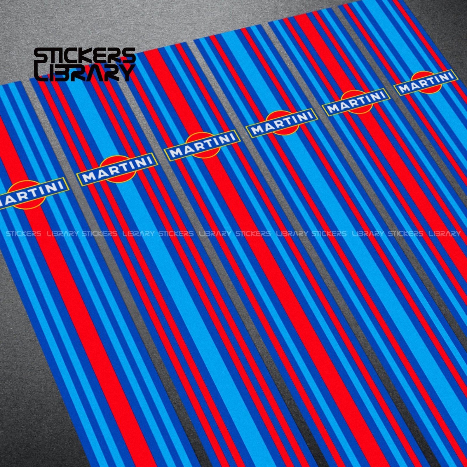 Motorcycle stickers martini sponsor decorative latte art decals Vinyl Material for car refit