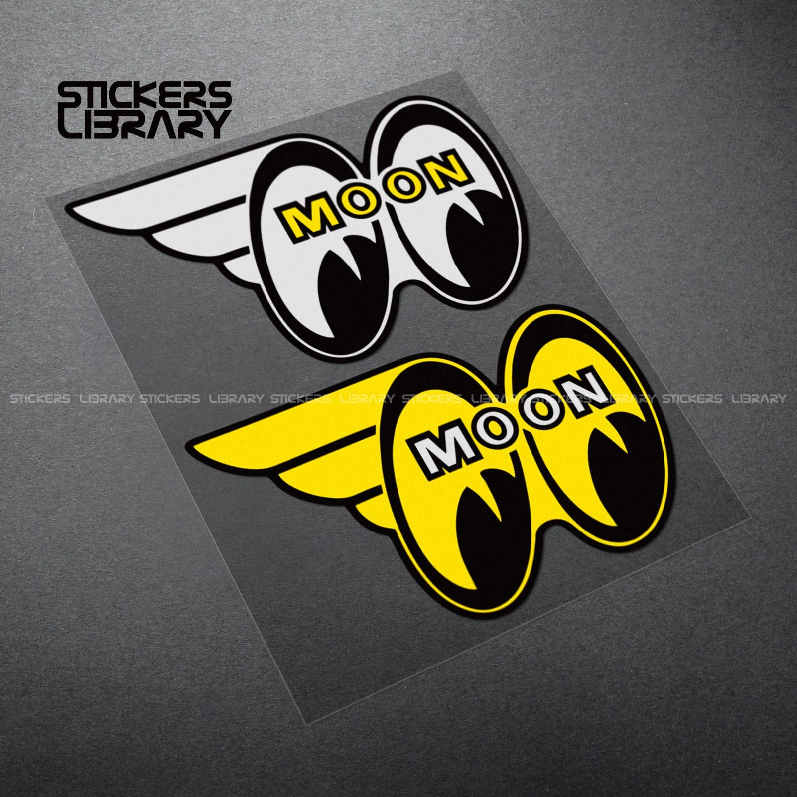 Motorcycle car high quality stickers mooneyes equipment sponsor Laptop decals Vinyl Material for refit