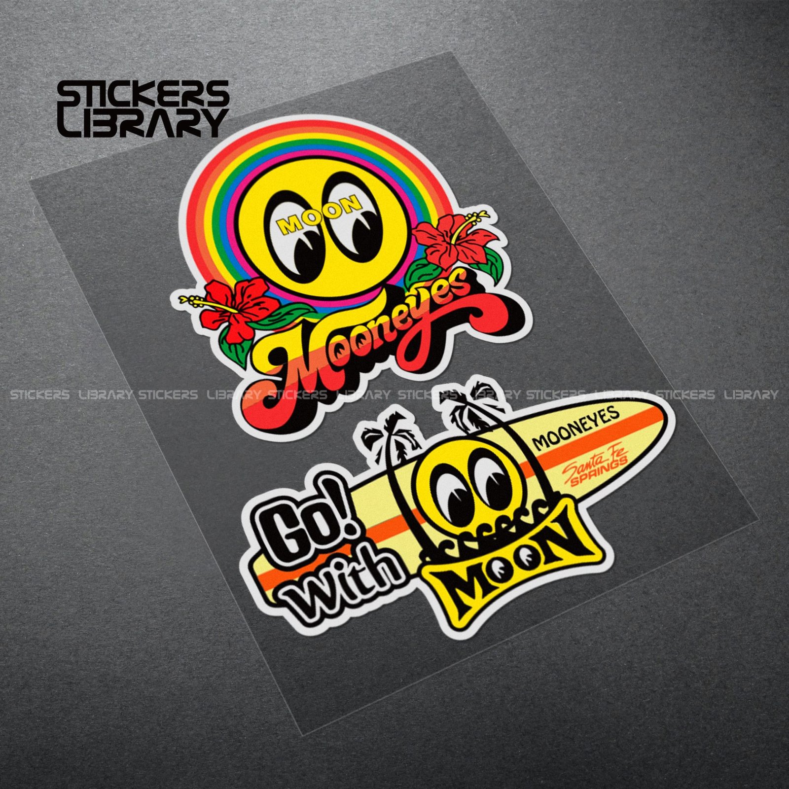 Motorcycle car high quality stickers mooneyes equipment sponsor Laptop decals Vinyl Material for refit