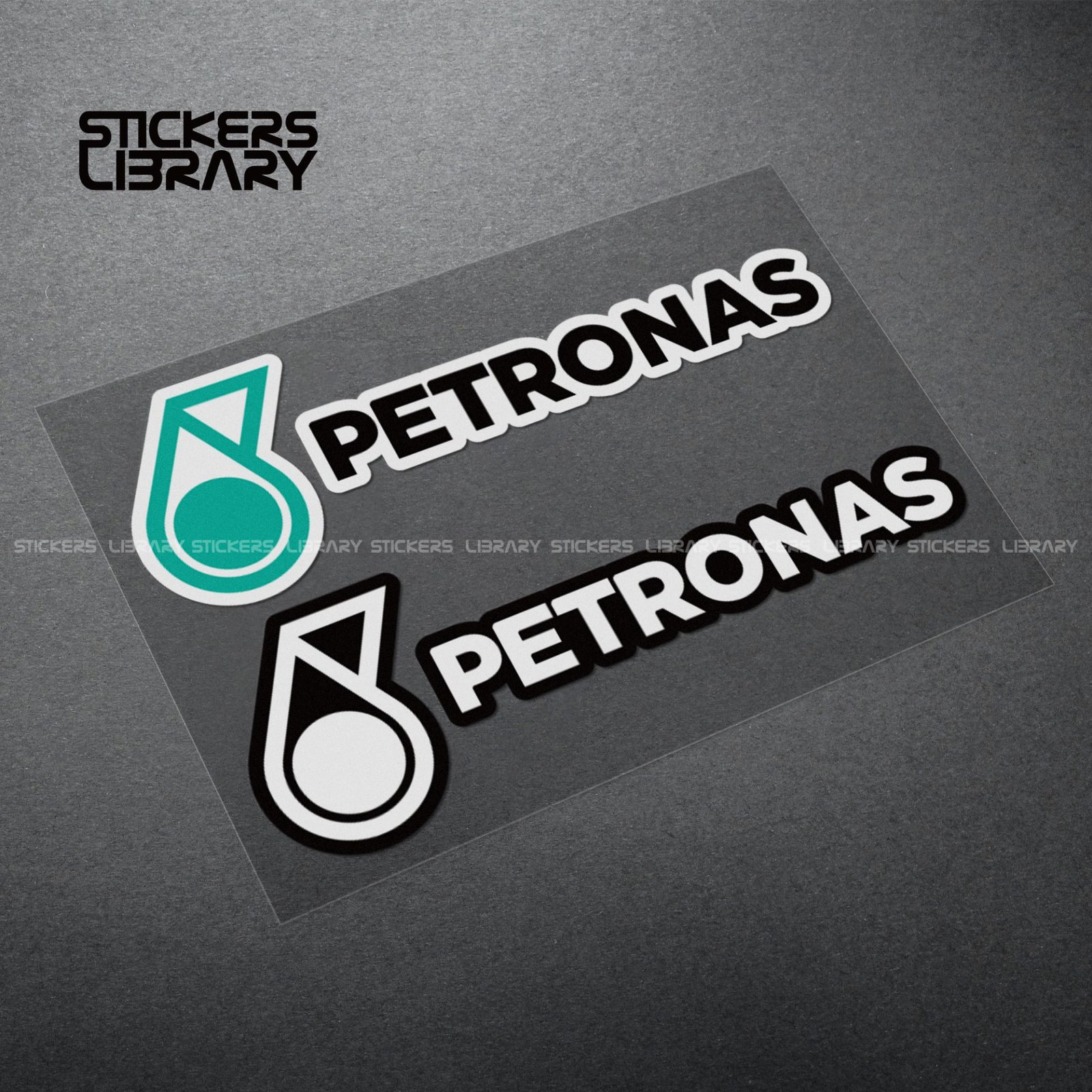Motorcycle car high quality stickers petronas sponsor decals Vinyl Material for yamaha engine oil