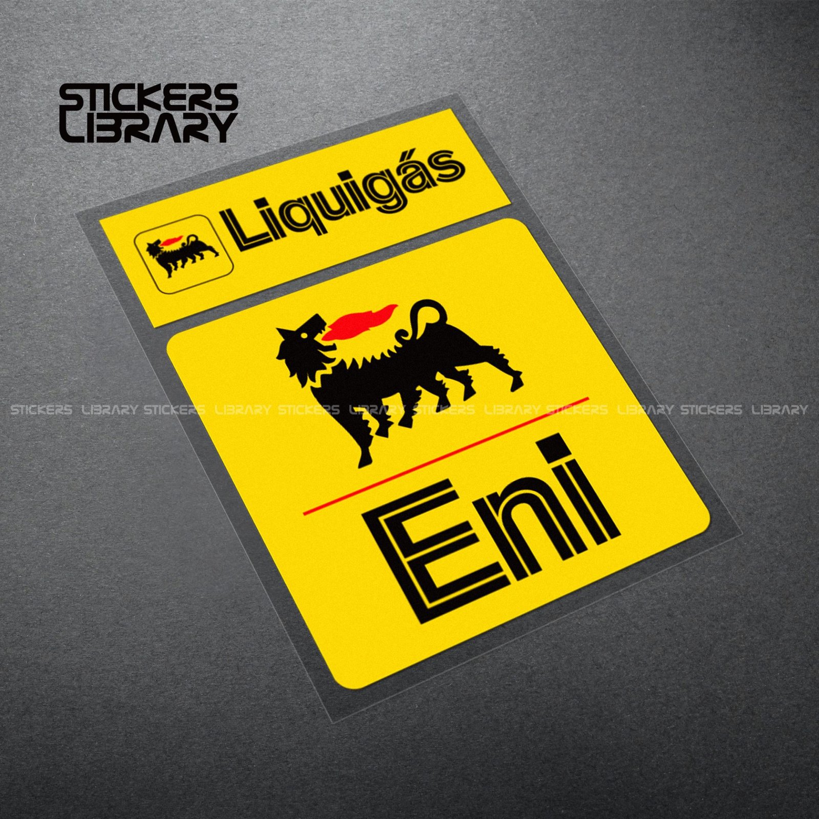 Motorcycle car high quality stickers agip eni sponsor decals Vinyl Material for aprilia engine oil