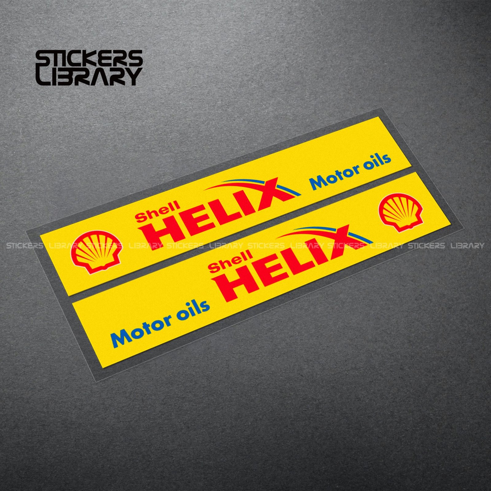 Motorcycle car high quality stickers shell v-power sponsor decals Vinyl Material for engine oil