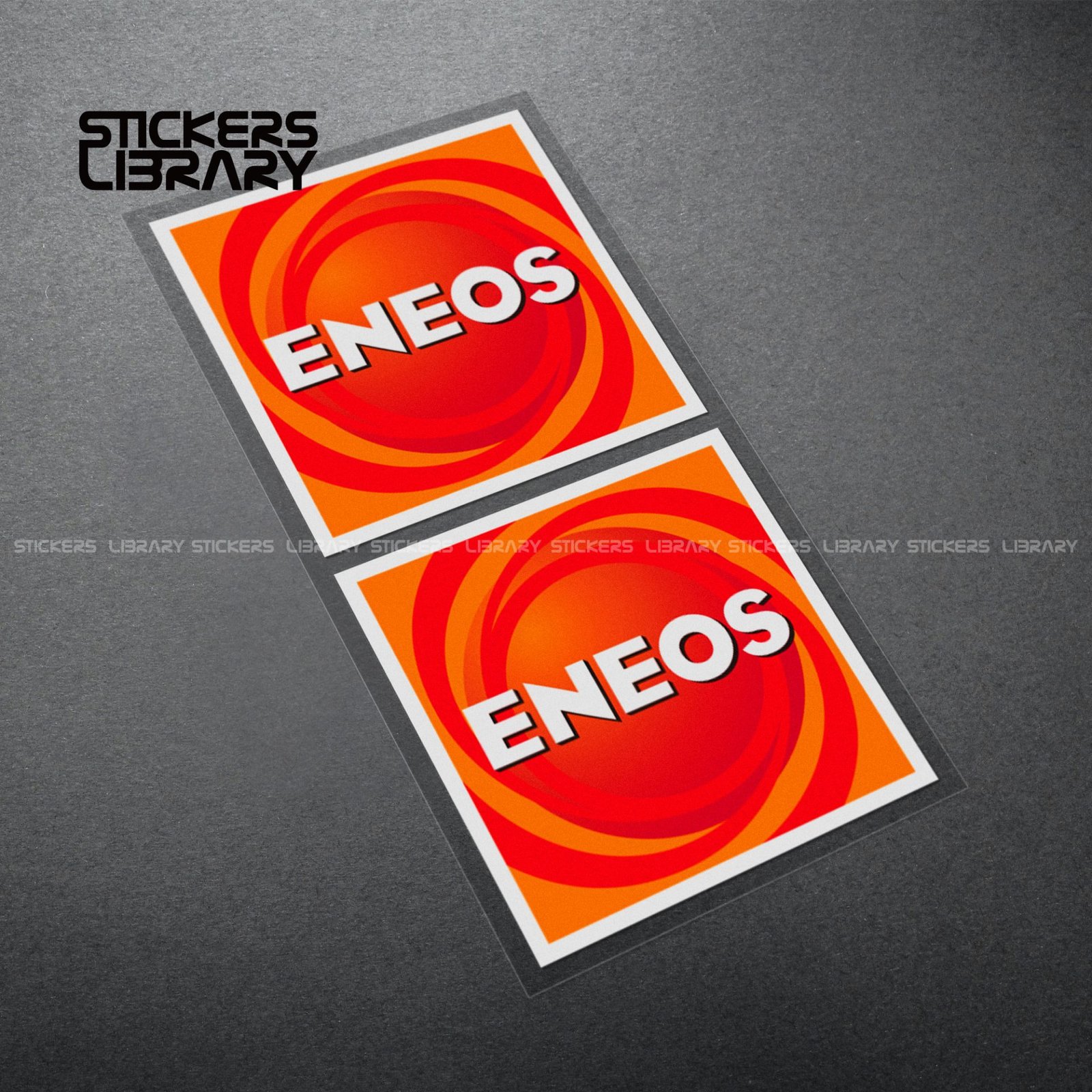 Motorcycle car high quality stickers eneos sponsor decals Vinyl Material for engine oil