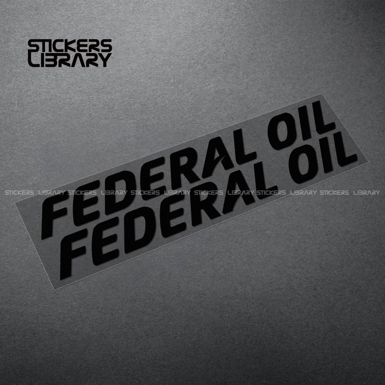 Motorcycle car high quality stickers federal oil sponsor Laptop decals Vinyl Material