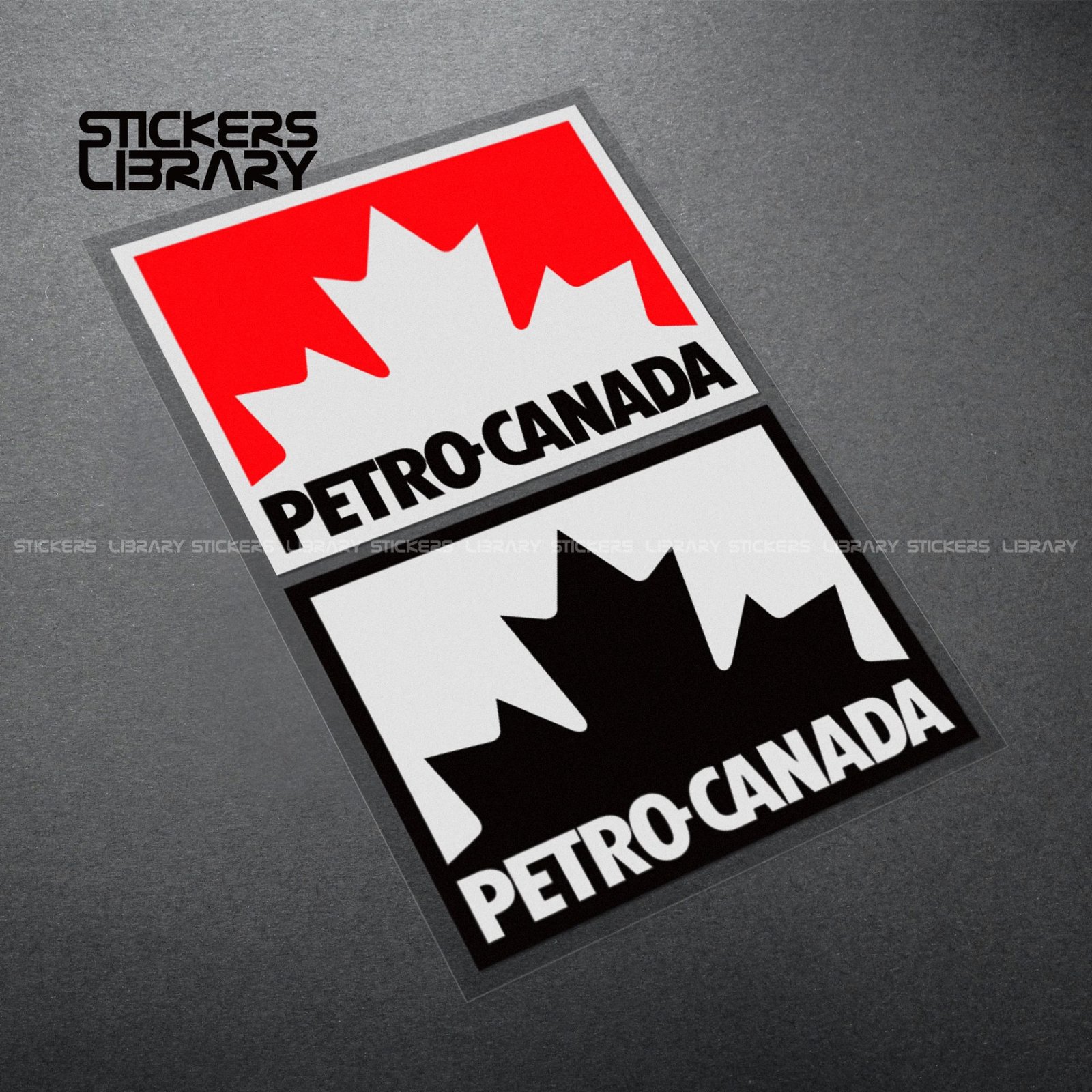Motorcycle car high quality stickers petro-canada sponsor decals Vinyl Material for engine oil