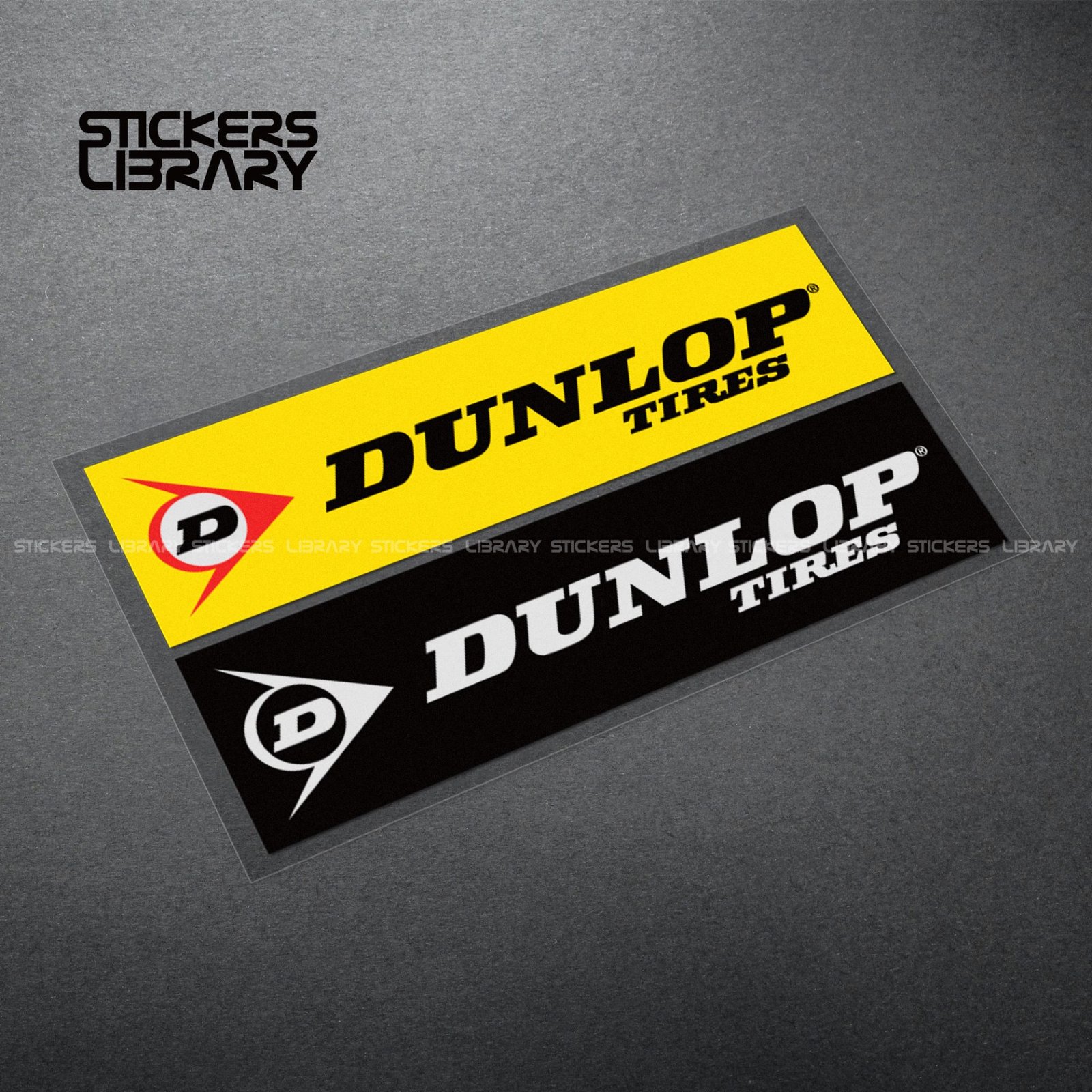 Motorcycle stickers dunlop sponsor decals Vinyl Material for tire