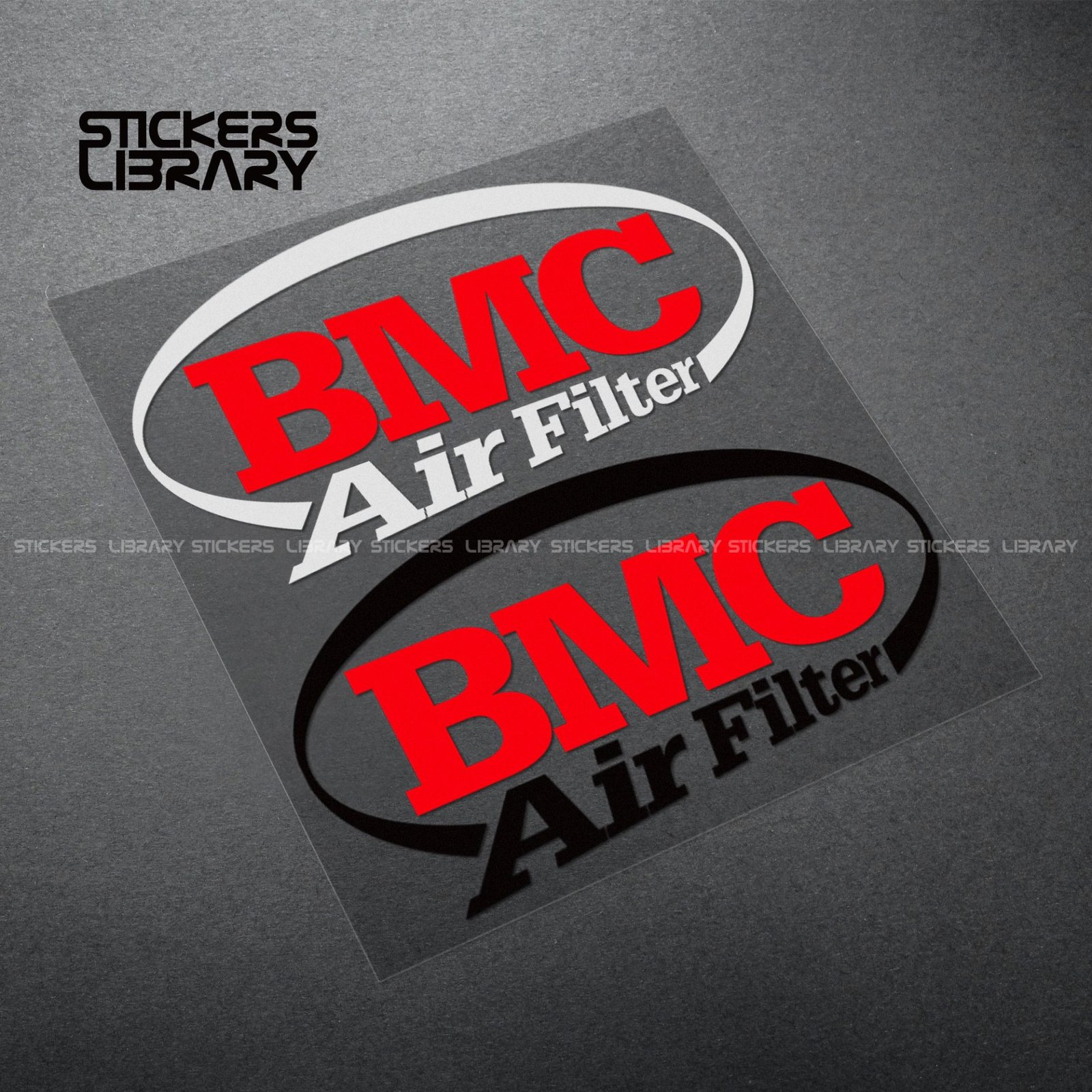 Motorcycle car high quality stickers BMC sponsor decals Vinyl Material for air filter refit