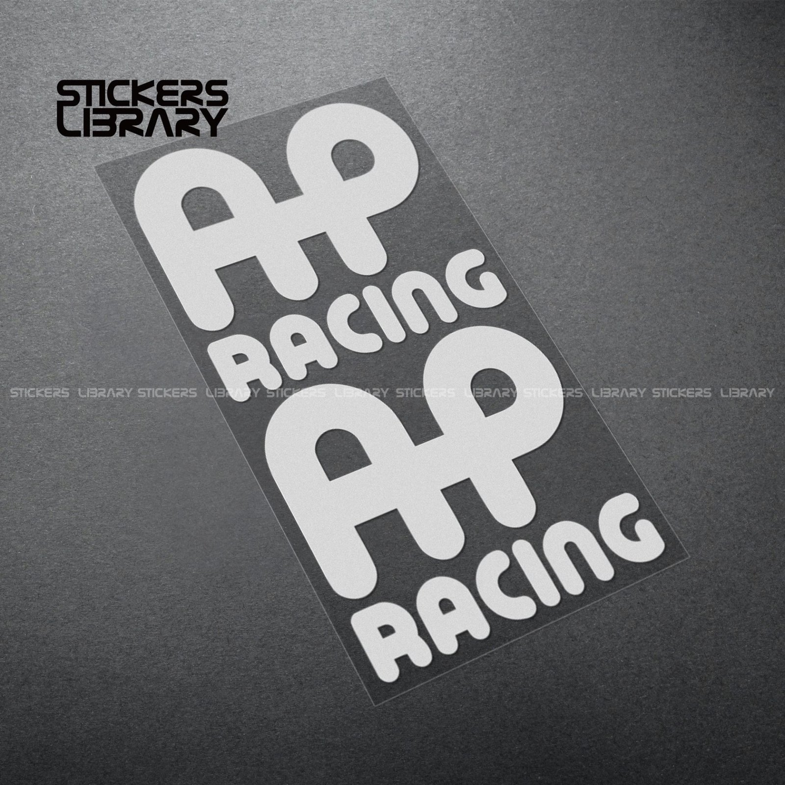 Motorcycle car high quality stickers AP racing sponsor decals Vinyl Material for braking system