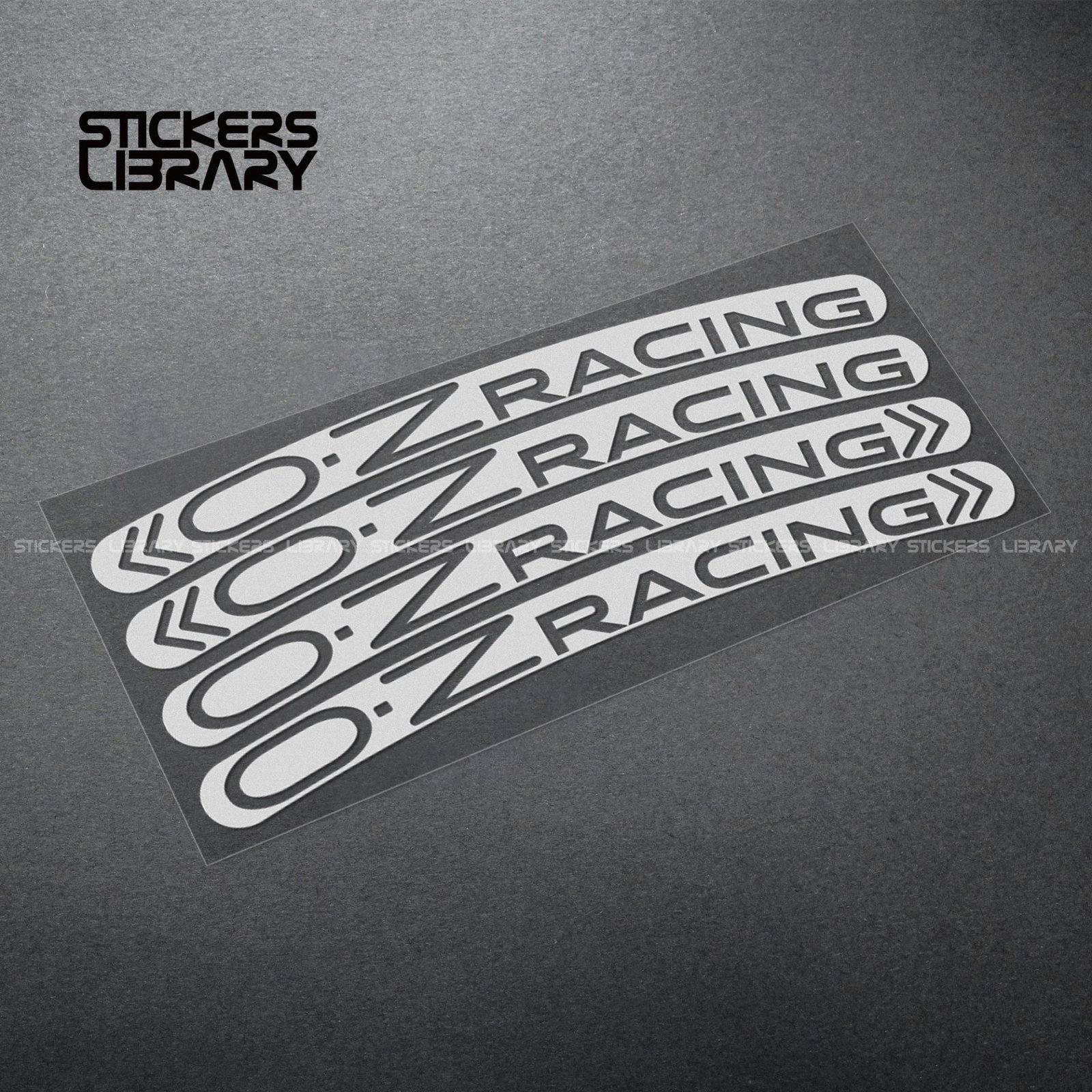 Motorcycle car high quality stickers oz racing sponsor decals Vinyl Material for wheel hub rim