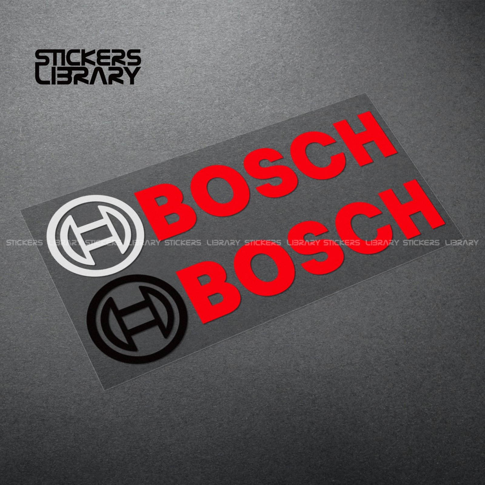 Motorcycle car high quality stickers bosch sponsor decals Vinyl Material for refit