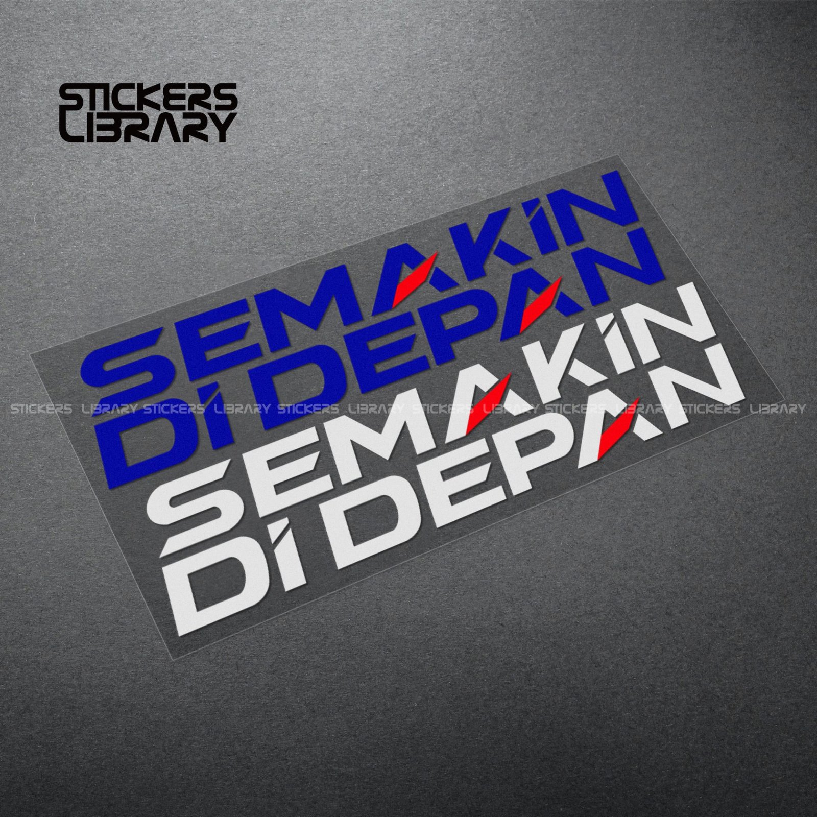 Motorcycle car high quality stickers semakin didepan sponsor decals Vinyl Material for yamaha