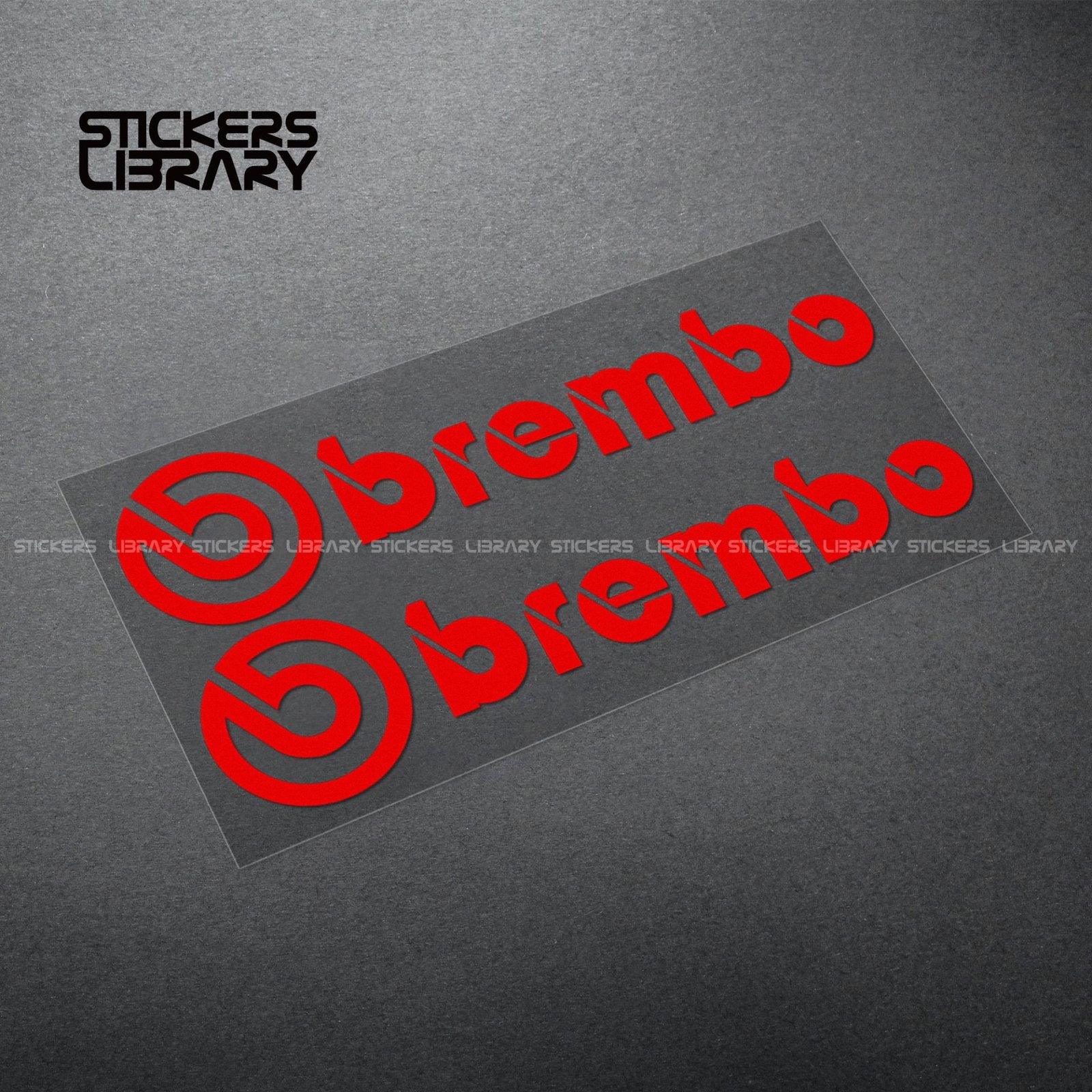 Motorcycle car high quality stickers brembo logo sponsor decals Vinyl Material for calipers