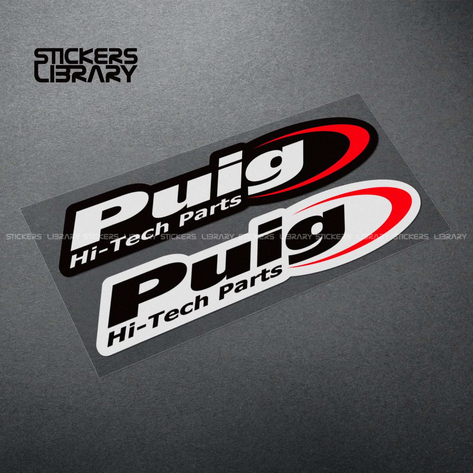 Motorcycle car high quality stickers puig sponsor decals Vinyl Material for refit